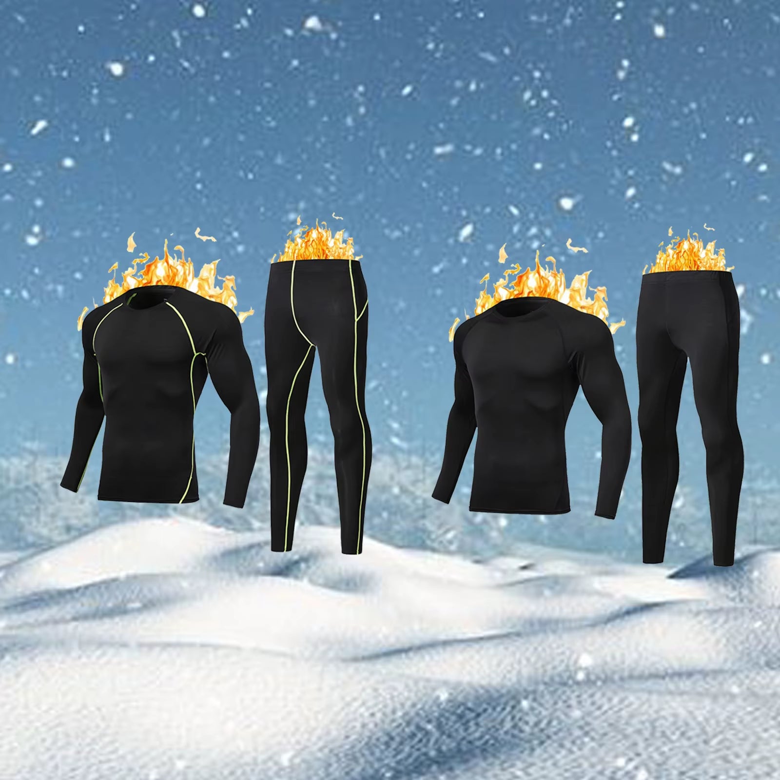 Fleece Thermal Underwear Set