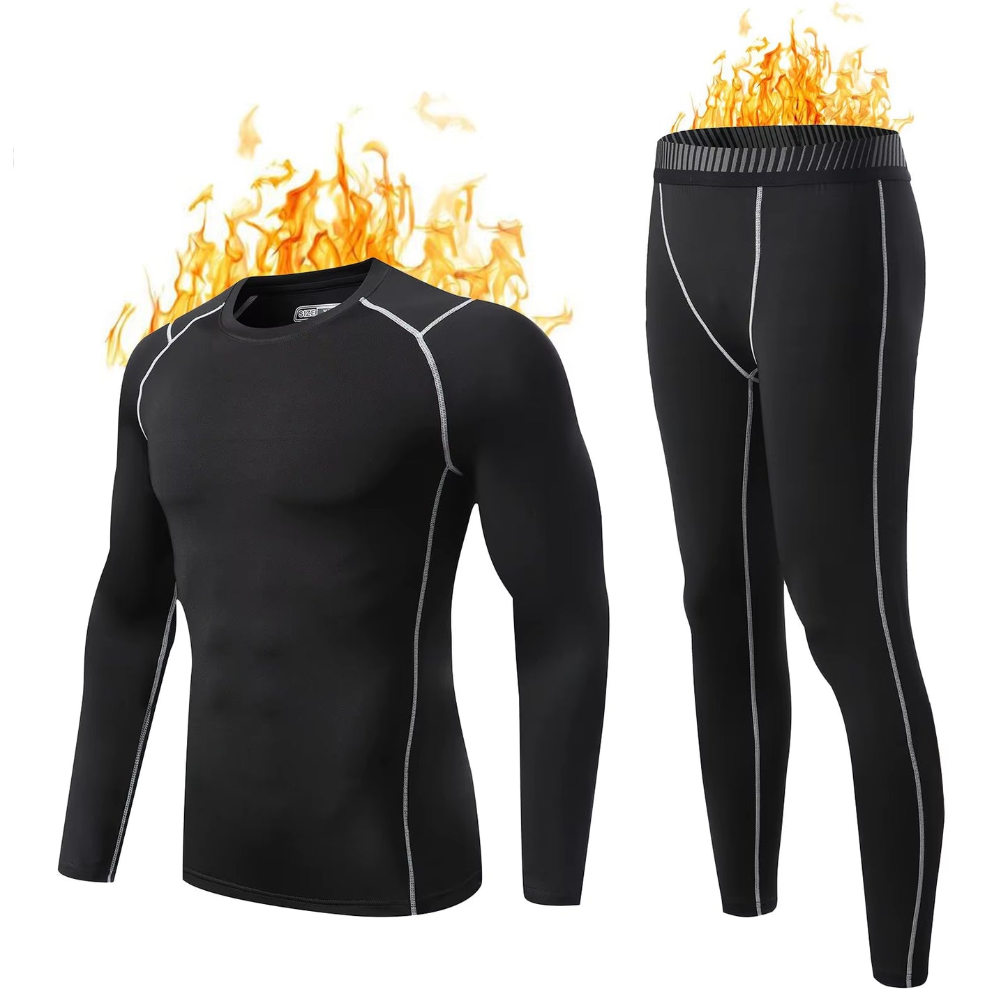 Fleece Thermal Underwear Set